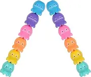 ARTIBETTER 2 Sets Cute Octopus Highlighter Pens of Stackable Pastel Color Note Taking Markers for School and Classroom Decorative Stationary for Students and Teachers