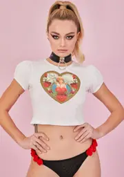 [Sugar Thrillz] Heaven's Begging Baby Tee