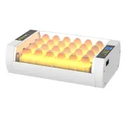 Oppsbuy 24 Egg Incubator Automatic Digital Hatching Chicken Eggs Hatcher with LED Candle Lamp
