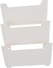 COHEALI Office Wall Document Holder Mail Organizer File Storage Box Wall Mount Rack Space-Saving