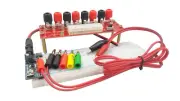 ATX Computer Power Supply Breakout Board Adapter Breadboard Banana Plug Kit