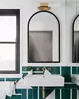 24" X 42" Arched Wall Mirror, Bathroom Mirror, Vanity Mirror, Large Mirror with