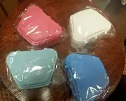 One (1) Dental orthodontic retainer denture storage box case