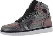 [Jordan] W Air 1 Hi Og (Black/Black-MTLC Rose Gold 5.5W)