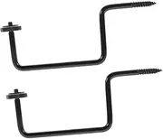 Kisangel Outdoor Camera Bracket Set Garden Camera Mount Hook Iron Hook for Hanger