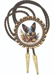 8 Australian Cattle Dog Bolo Tie Print Art Neckties Rescue A Dog Today
