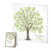 Wedding Guest Book Alternative Signing Tree Canvas Guests To Sign