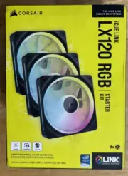 CORSAIR iCUE LINK LX120 RGB 120mm Fan 3 Pack (CO-9051026-WW)... FREE S&H!