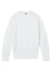 [Kenzo] Kenzo-Maglia Ricamata Kenzo Weave In Cotone-Uomo L