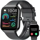 Smart Watch for Men Women Answer/Make Call with Heart Rate/Sleep Monitor - Black