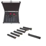 Indexable Carbide Turning Tool Set 7 Pcs 3/8"- SCLCL SDJCR SWGCR SDNCN MGEHR SER