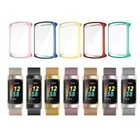 Case + Watch Band Milanese Stainless Steel Magnet Strap For Fitbit Charge 5