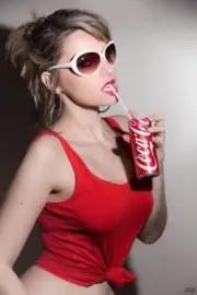 Coca Cola, Pepsi, Sprite Vintage Photos & Ads Free Rigid Top Loader 1379