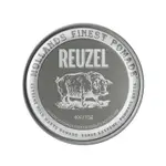 REUZEL 灰豬 極度強力定型 水洗式髮蠟（水性霧面光澤油頭蠟 塑型造型蓬鬆無光澤啞光油頭髮泥 豬油水洗髮品頭髮造型品