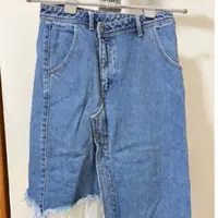 在飛比找蝦皮購物優惠-歐系品牌 ONLY JEANS拼接牛仔裙