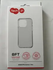 NEW Tech 21 EvoLite Case for Apple iPhone 14 Pro - Clear Transparent- IN BOX