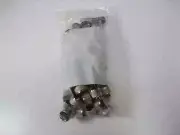 *NEW LOT OF 100* Screw-on Protective Dust Cover Caps for N-Female UHF SO239 U...