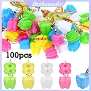 100 Dental Tooth Saver Milk Teeth Storage Container Box Teeth Baby Deciduous Box