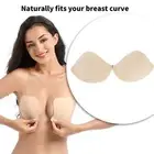 Backless Breast Bra VShaped Push Up Strapless Plunge Self Adhesive