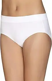 [Vanity Fair] Womens Beyond Comfort Seamless Waistband Hipster Panty, 8