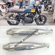 Fit For Royal Enfield Interceptor GT 650 LH RH 304 Stainless Steel JBP Silencer