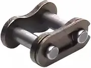 KGKMTHPHZG 04C-1 Roller Chain Industrial Transmission Chain Pitch 6.35mm Single Row Chain for 04C Sprocket 0.5/1.5/5Meter(Full Chain Link)