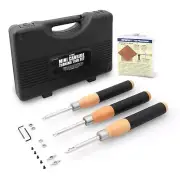 3 piece Carbide Mini Turning Tool Set With Foam Lined Case Perfect For Turnin...