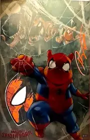 Amazing Spider-Pooh Metal Cover SDCC 2024 Kincaid Signed & Remarked Do you Pooh