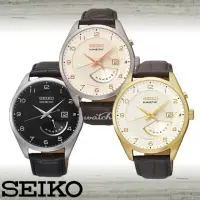 在飛比找momo購物網優惠-【SEIKO 精工】送禮首選_經典紳士皮革_人動電能錶_男錶