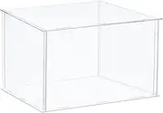 uxcell Clear Display Case, Acrylic Box Assemble Dustproof Box Showcase, 40x30x30cm for Collectibles, Crafts