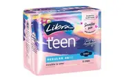 Libra Regular Winged Pads 12-Pack - 4-Layer InstaDRY Absorbency