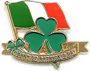 [Ycfish] St Patrick's Day Irish Flag Pin Badge Brooch, St Patrick's Day Irish Flag Clover Remembrance Pin Badges 2025, Green Clover Lapel Pin Badge Decorations Gifts Memorabilia, One Size, no