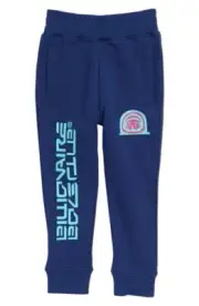 $90 - BILLIONAIRE BOYS CLUB BB Future Spaceman Sweatpants in Blue Kids 7/8