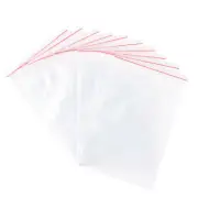 100x Top Seal Clear Zip Lock Collophane Bags 15x10cm unilateral thickness 0.04mm