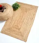 Rug Jute Rectangle 100%Handmade Home Décor Runner Braided style Carpet Rug