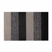 Chilewich Doormat Marbled Stripe Salt & Pepper 46x71cm