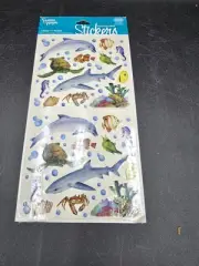 Frances Meyer~Ocean Life Stickers scrapbooking crafts Dolphins Shark Turtles