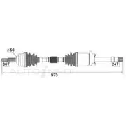 Protex Drive Shaft - Transverse - PSA900A