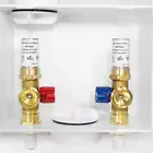 Washing Machine Outlet Box with Center Drain, 1/2 Inch CPVC X 3/4 Inch MHT (1/2"