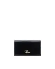 Chloe Mini Kiss Patent Leather Wallet on Chain Women Black Shoulder Bags