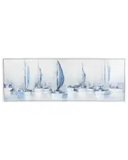 Peyton Lane Sail Boat Canvas Framed Wall Art