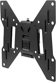 One For All TV Bracket – Tilt (15°) Wall Mount – Screen Size 13-40 Inch - for All Types of TVs (LED LCD Plasma) – Max Weight 50kgs – VESA 75x75 to 200x200 - Free Toolbox app – Black – WM2221