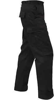 [ROTHCO] Tactical BDU Pants, M (31"-35" Waist), Black