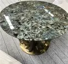 Labradorite Gemstone Center Dining Table Round Agate Side Table Living Room Deco