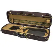 NEW Top Grade Deluxe Quality Solid Wood 4/4 Size Acoustic Violin Fiddle Case W5
