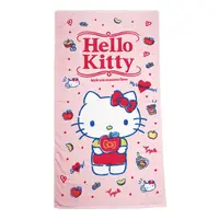 在飛比找樂天市場購物網優惠-小禮堂 Hello Kitty 棉質浴巾 70x140cm 