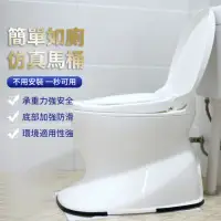 在飛比找momo購物網優惠-【Sugali】便携式加強防滑移動馬桶(坐便器 坐便椅 馬桶