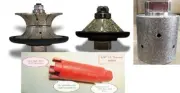 3/4" Bevel Full Bullnose Router Bit 1 3/8" core bit grinding drum stone concrete