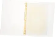 COHEALI Personal Binder Round Ring Binder Folder Notepad Shell Interview Resume Folder for Professionals