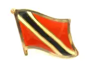 Trinidad & Tobago Flag Lapel Pin / Trinidad & Tobago
